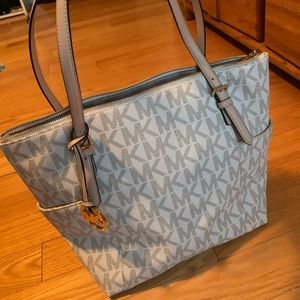 Michael Kors monogram zip up tote